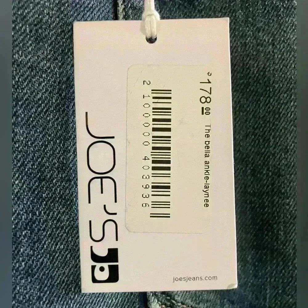 NWT Joe's Bella Frayed-Hem Skinny Jeans‎ in Laynee Size 28 - Picture 7 of 11